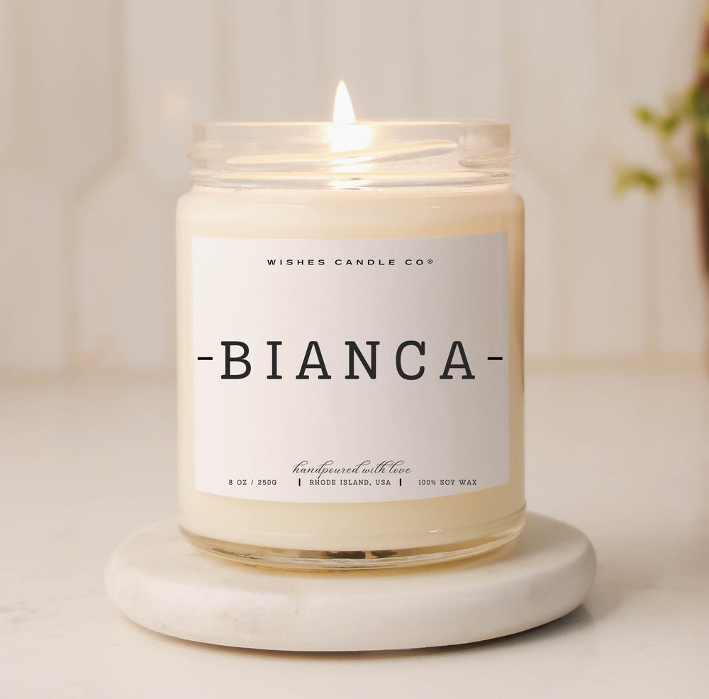 Custom Name Soy Candle