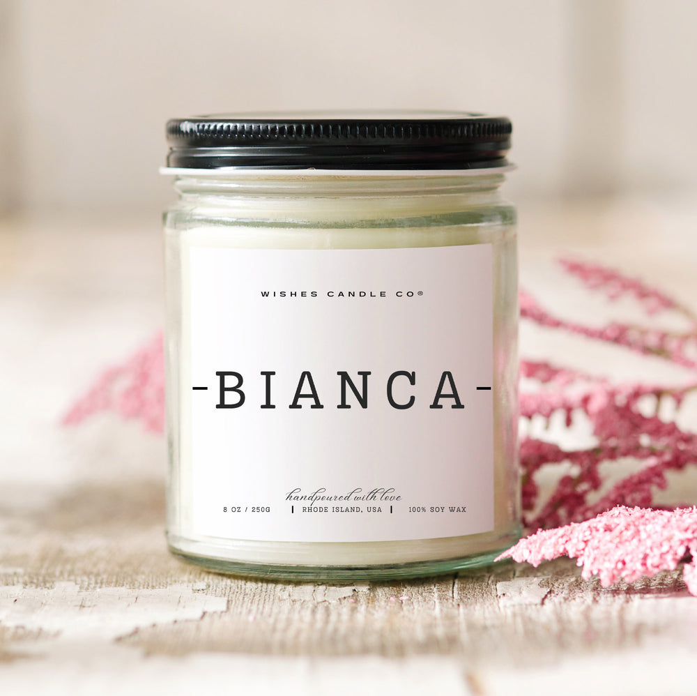 Custom Name Soy Candle