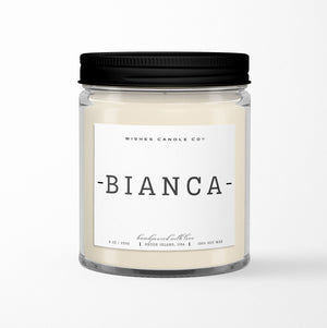 Custom Name Soy Candle