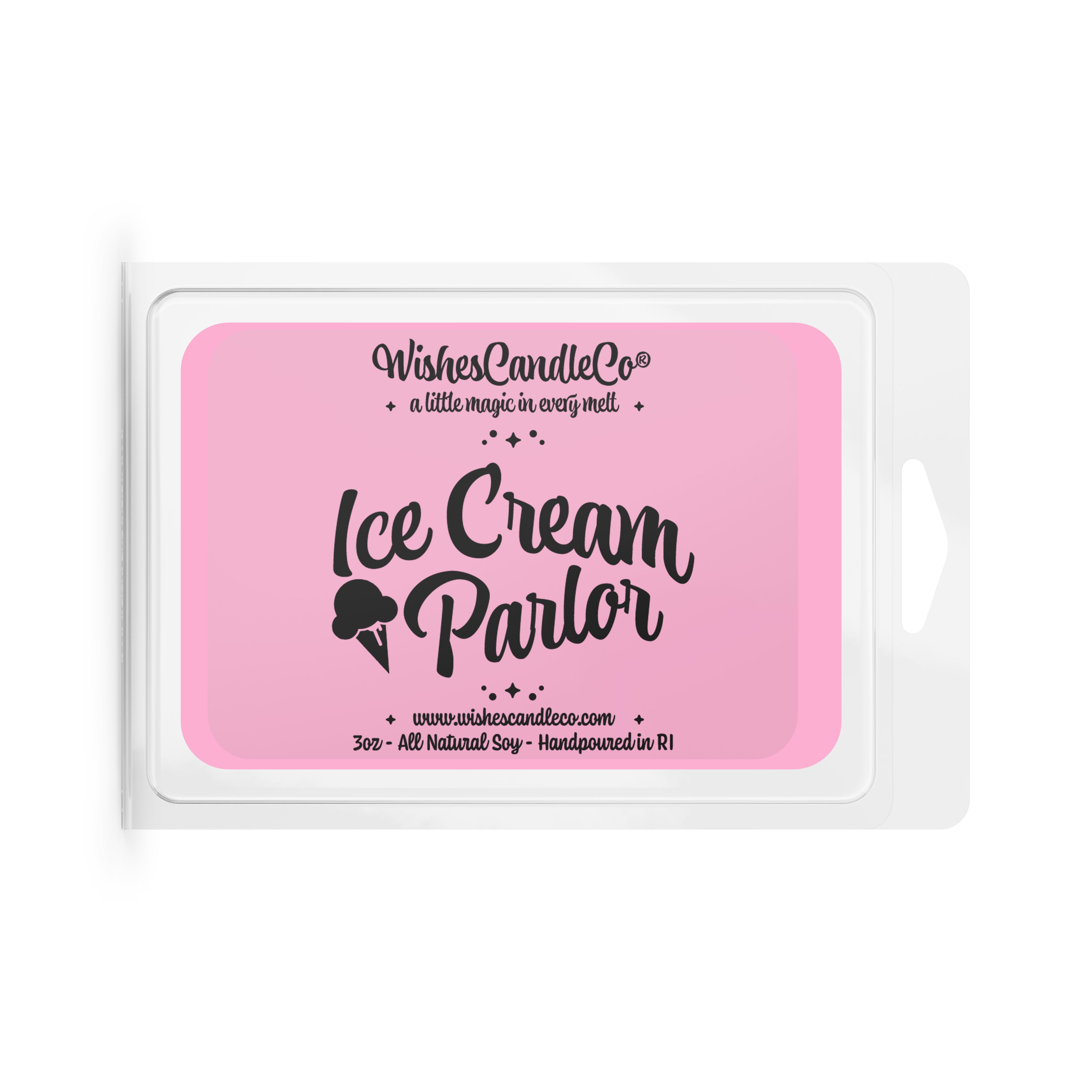 Ice Cream Parlor Wax Tart – Wishes Candle Co